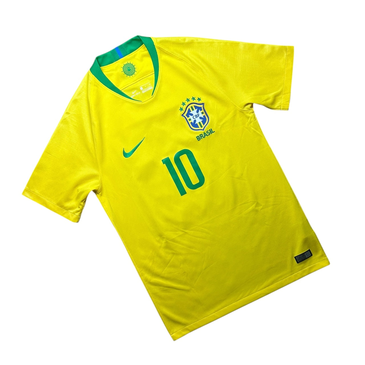 Brazil Football Shirt Home 2018/2019 Neymar 10 (S)
