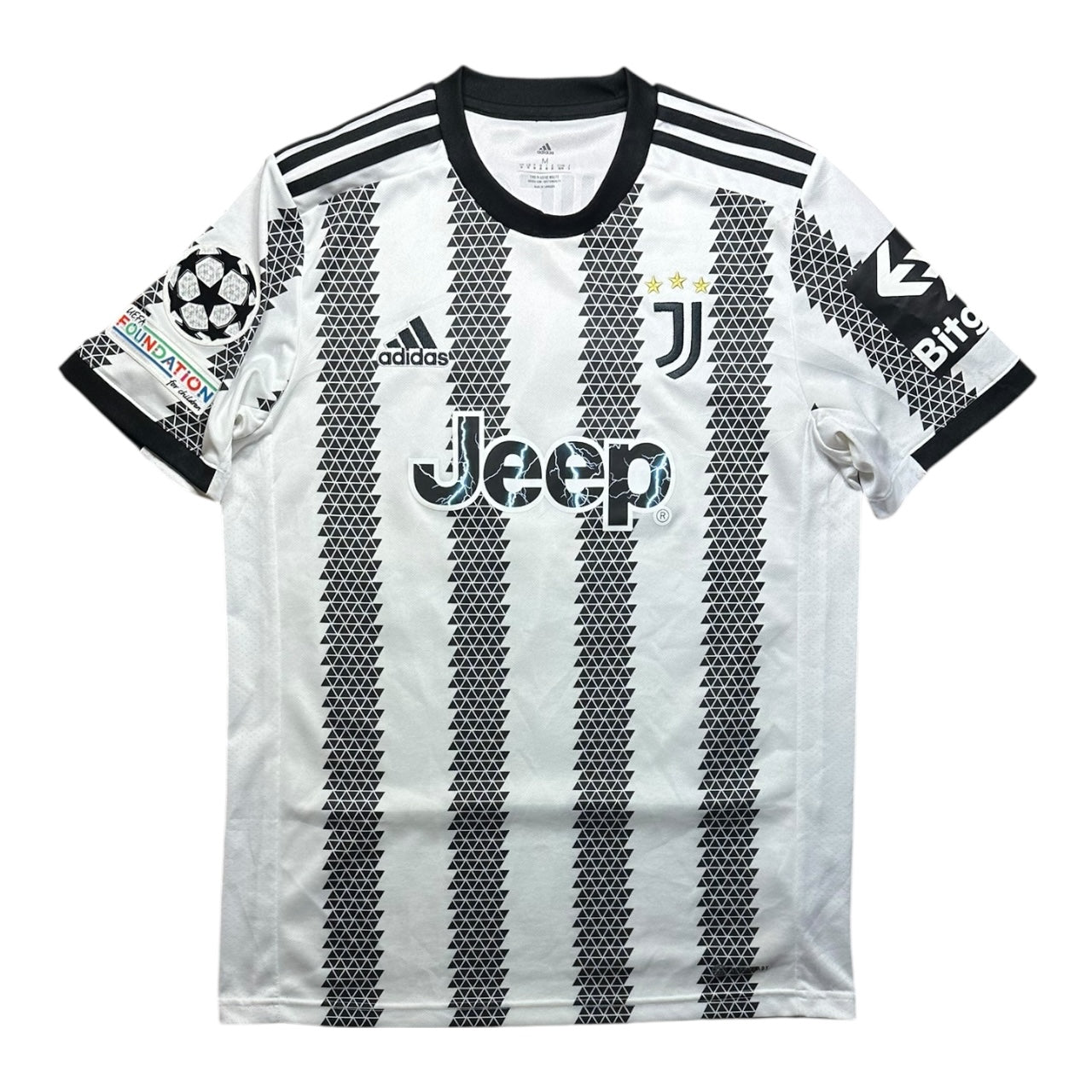 Juventus Football Shirt 2022/2023 Home UCL Chiesa 22 (M)