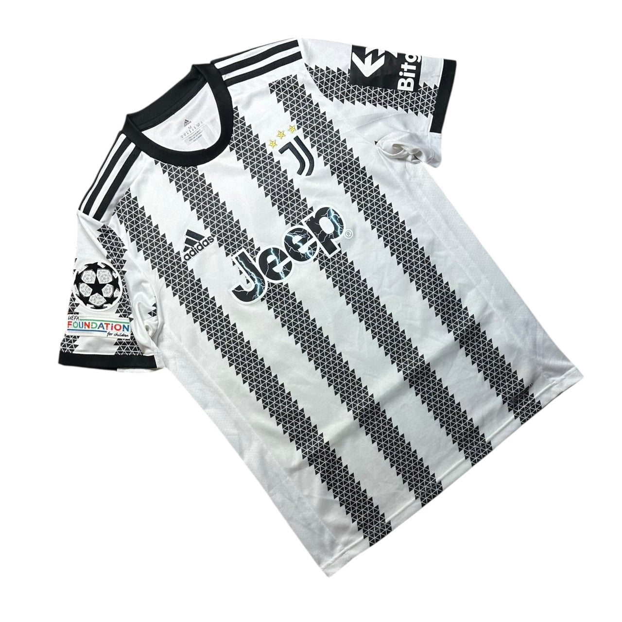 Juventus Football Shirt 2022/2023 Home UCL Chiesa 22 (M)
