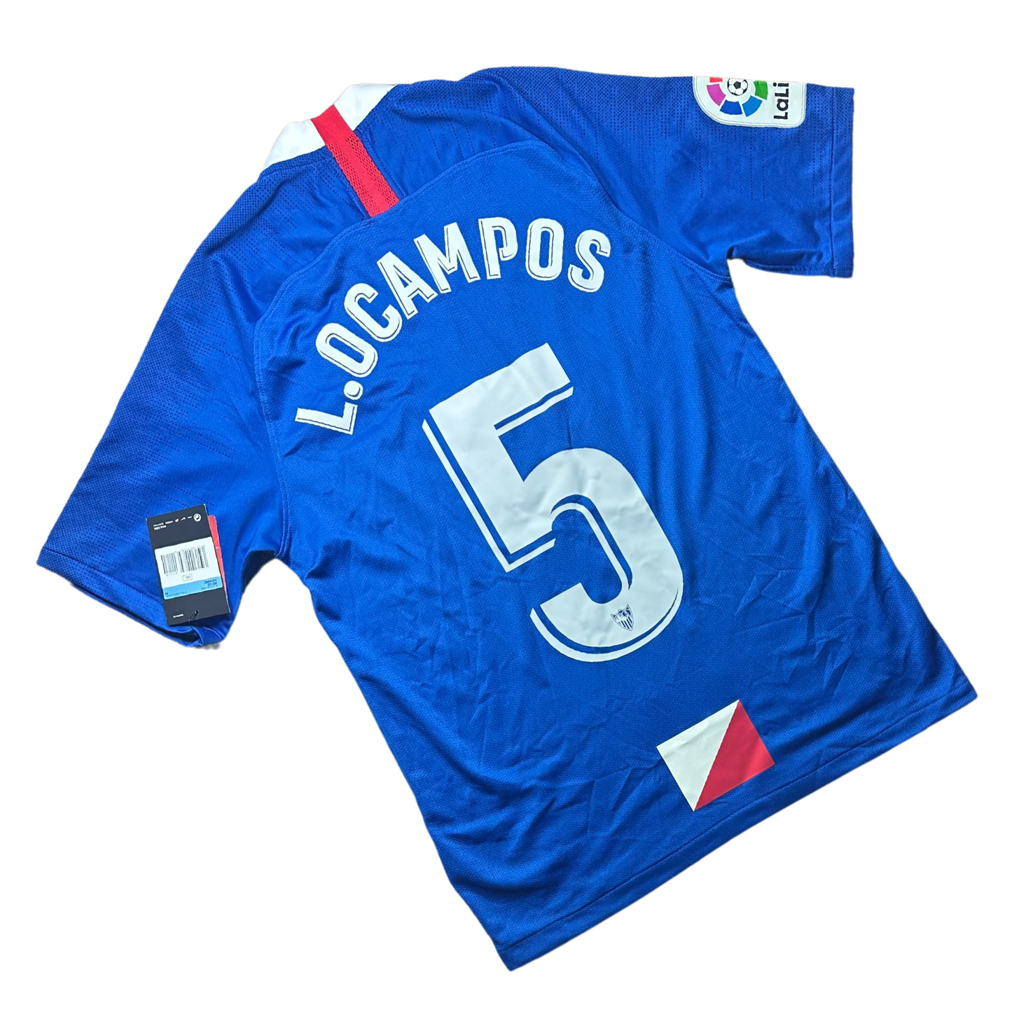 Sevilla 2019/2020 Third Football Shirt Ocampos (5)