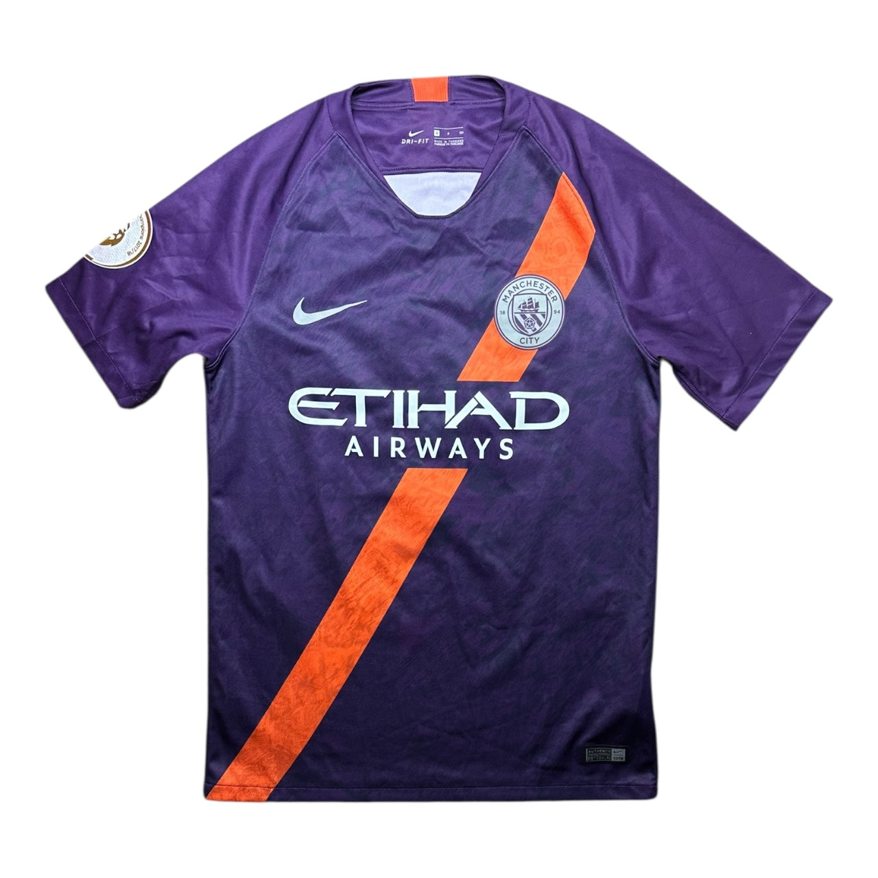 Manchester City Football Shirt 2017/2018 Third Kun Aguero 10 (S)