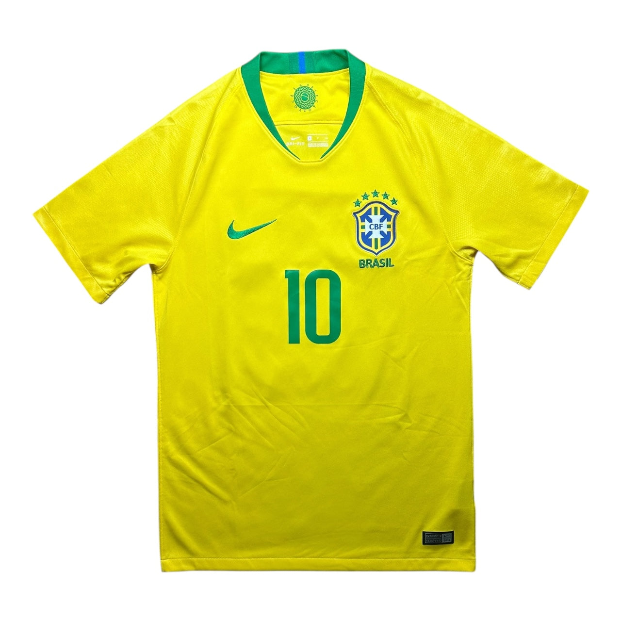 Brazil Football Shirt Home 2018/2019 Neymar 10 (S)