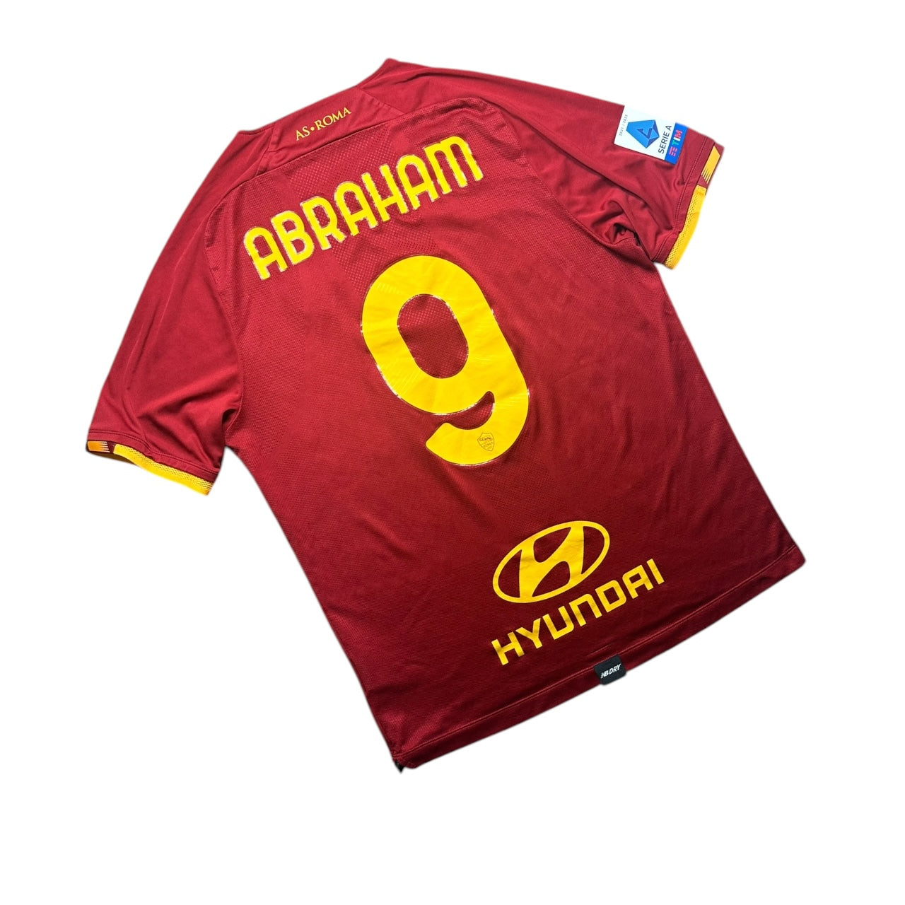 Roma Football Shirt 2021/2022 Home Abraham 9 (L)