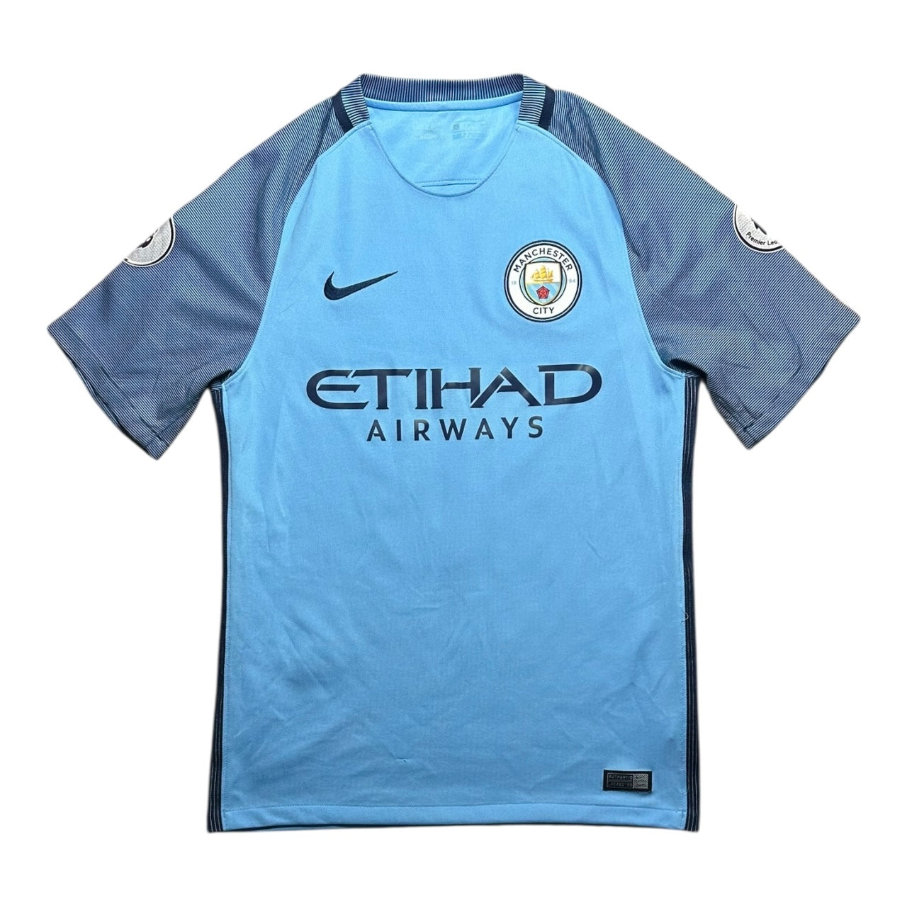 Manchester City Football Shirt 2017/2018 Home Kun Aguero 10 (S)