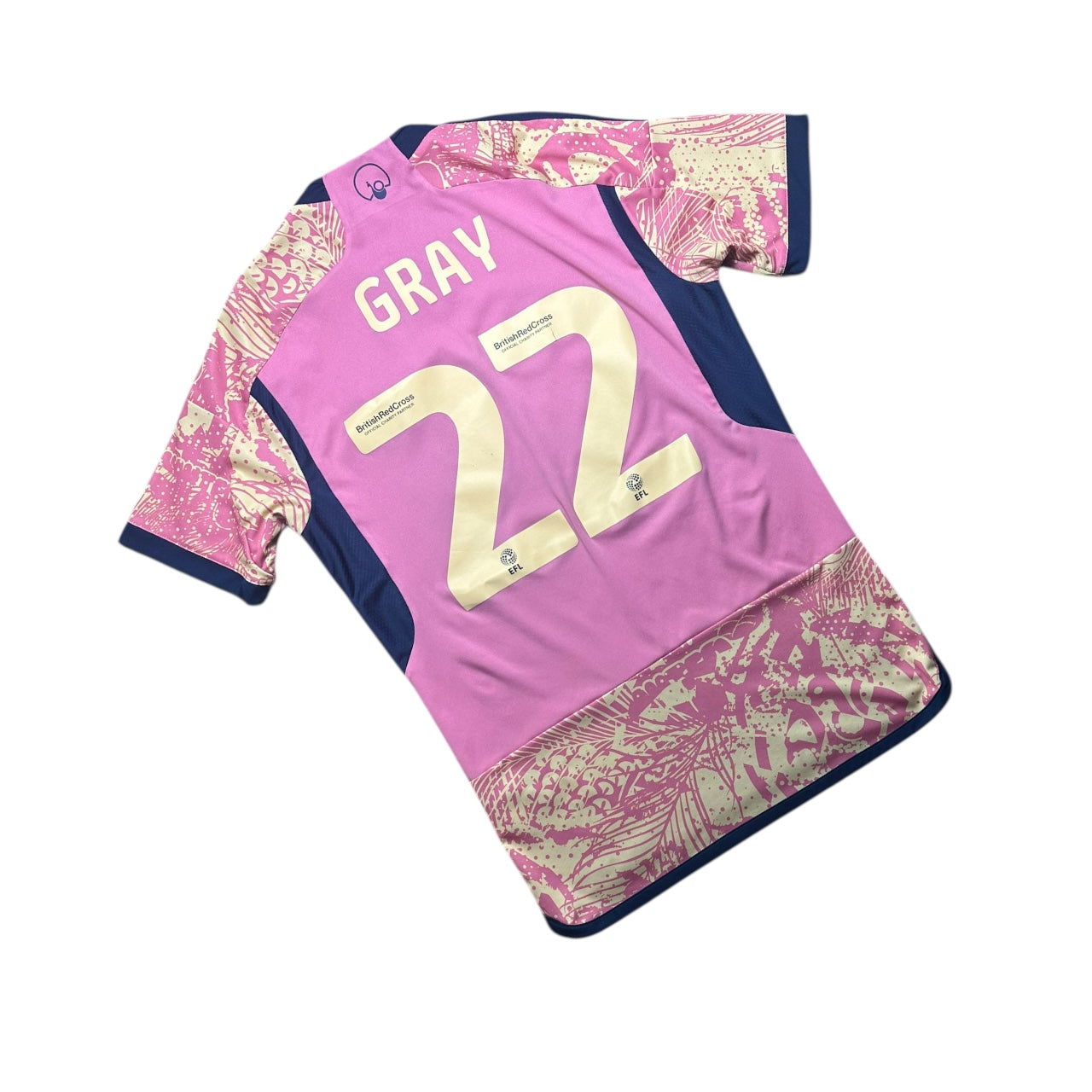 Leeds United Football Shirt 2023/2024 Away Gray 22 (M)
