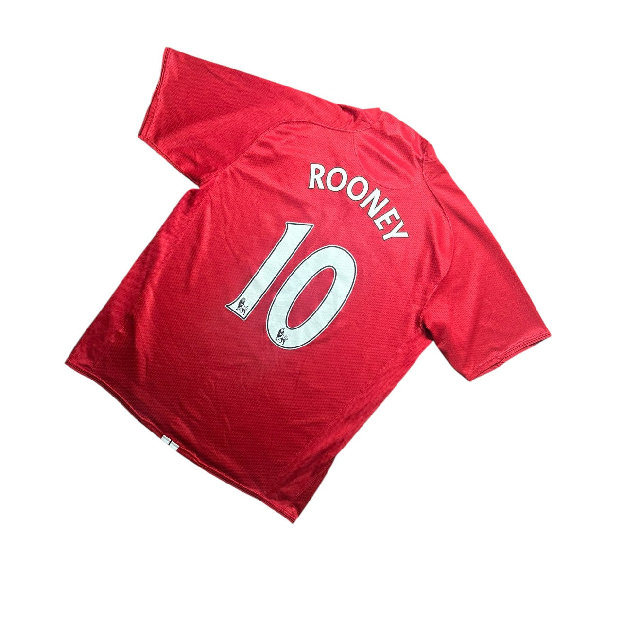 Manchester United Football Shirt 2007/2008 Home Rooney 10 (L)