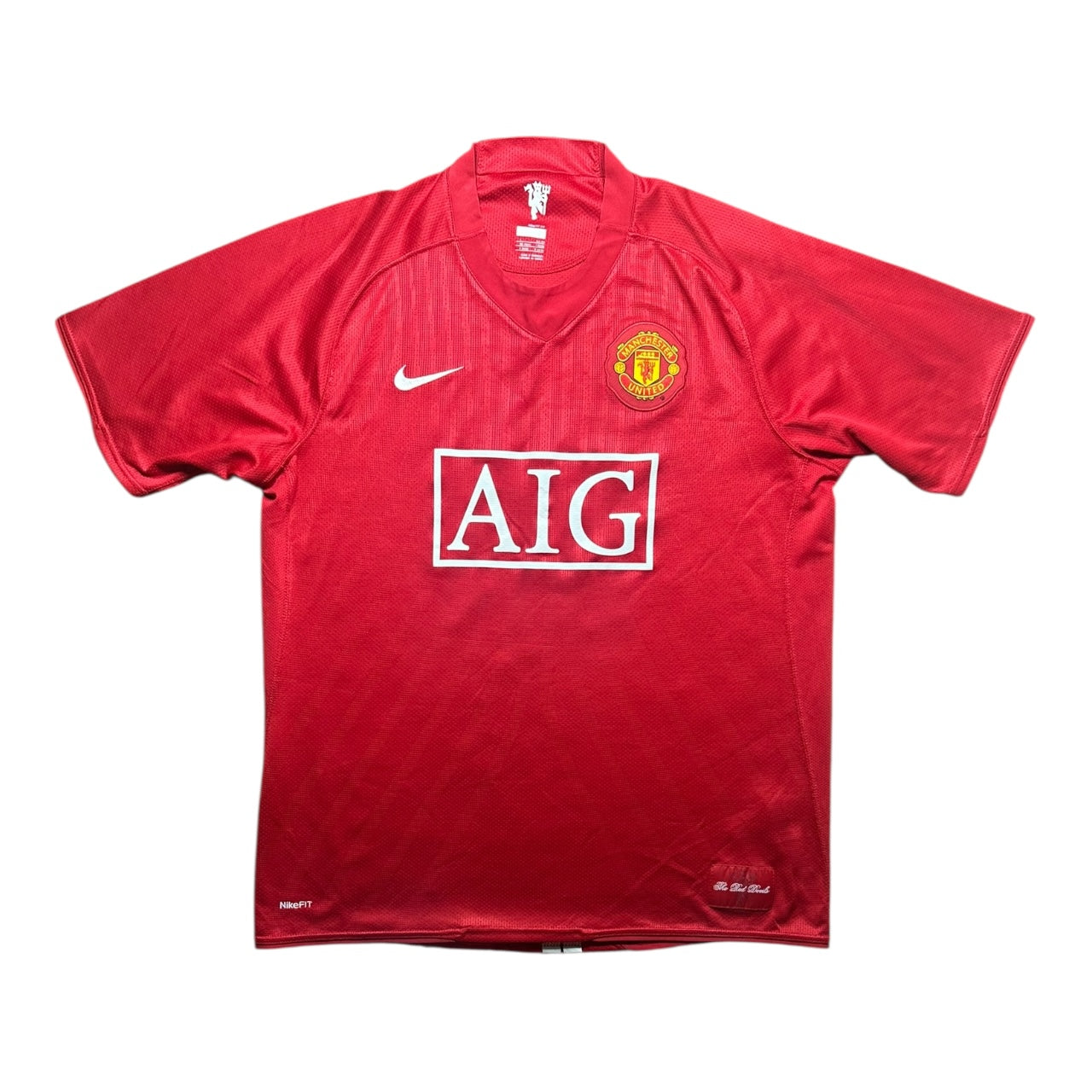 Manchester United Football Shirt 2007/2008 Home Rooney 10 (L)