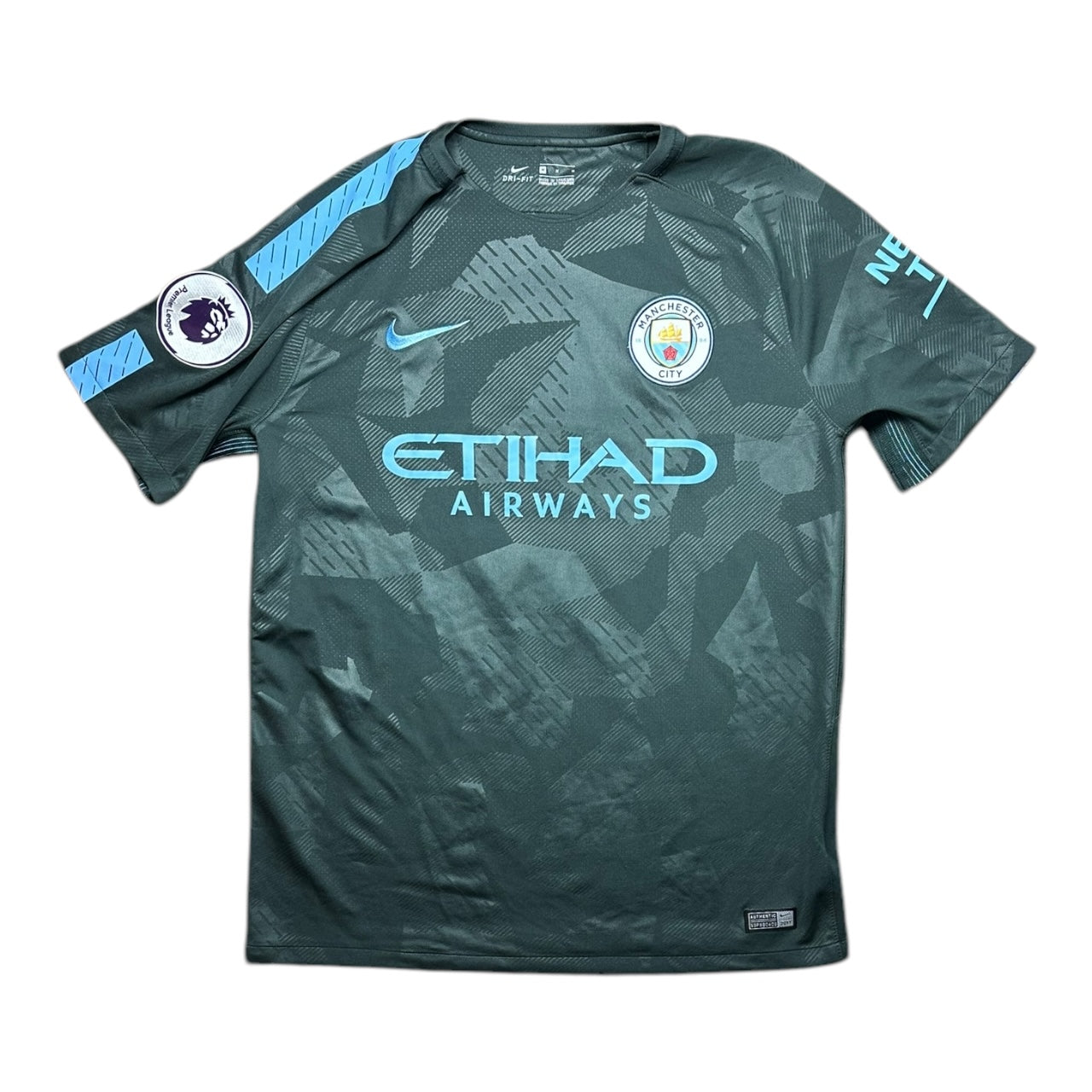 Manchester City Football Shirt 2017/2018 Third Stones 5 (M)