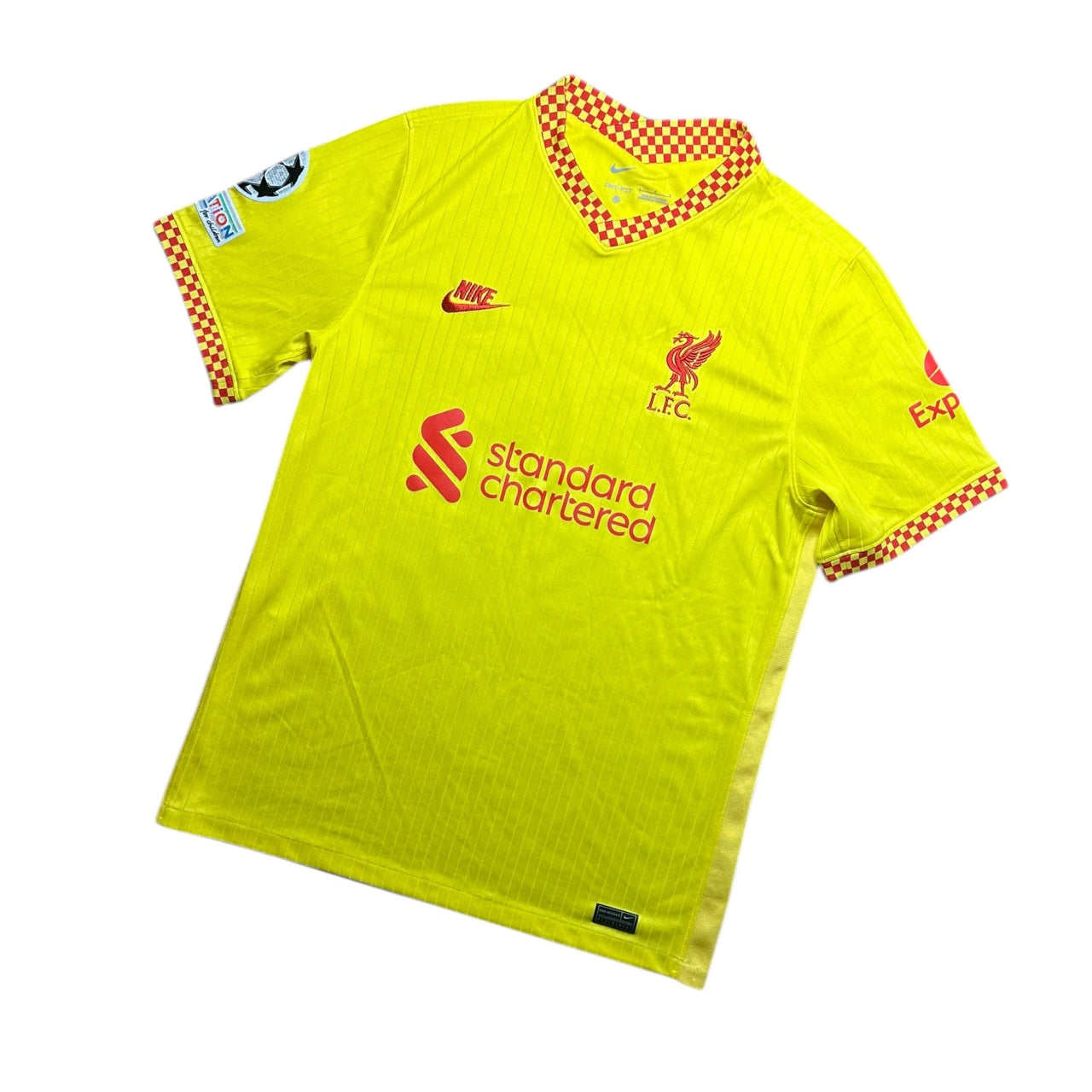 Liverpool Football Shirt 2021/2022 Third Salah 11 UCL (L)