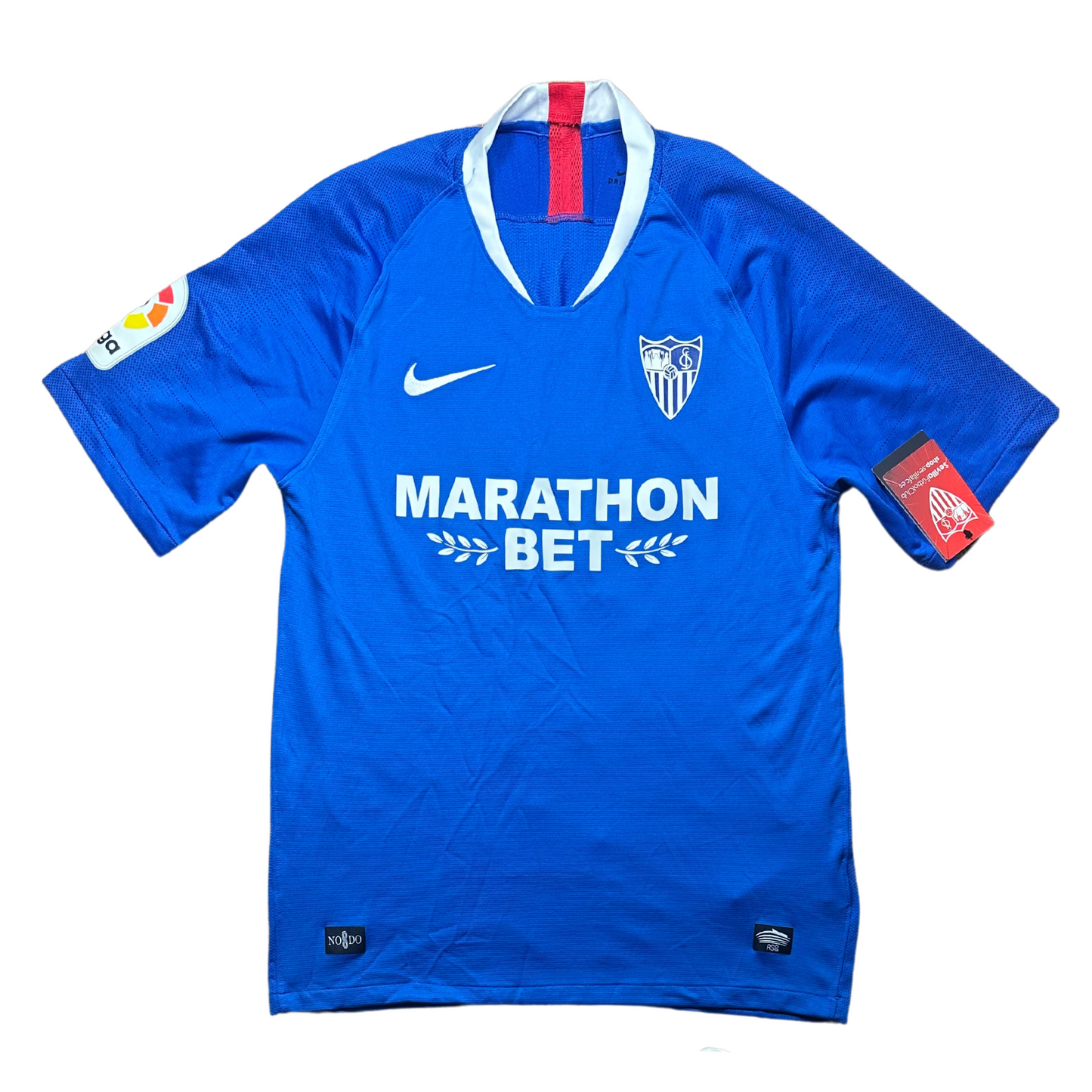 Sevilla 2019/2020 Third Football Shirt Ocampos (5)