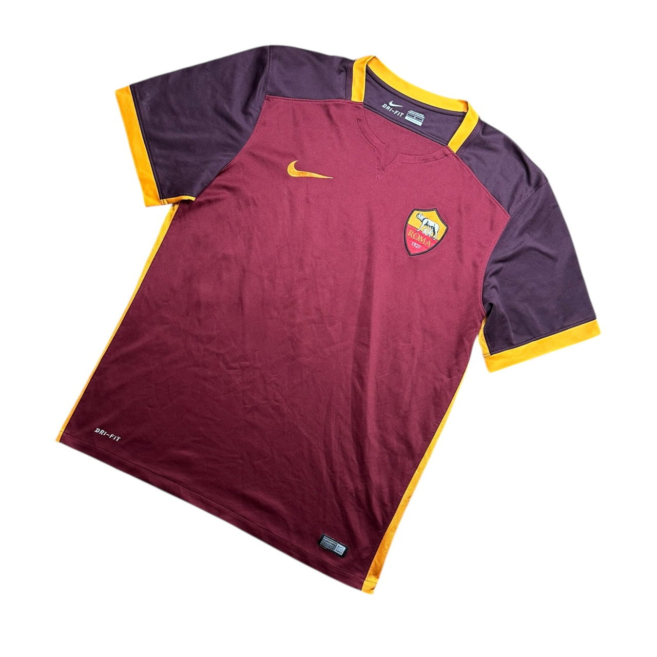 Roma Football Shirt 2015/2016 Home Dzeko 9 (L)