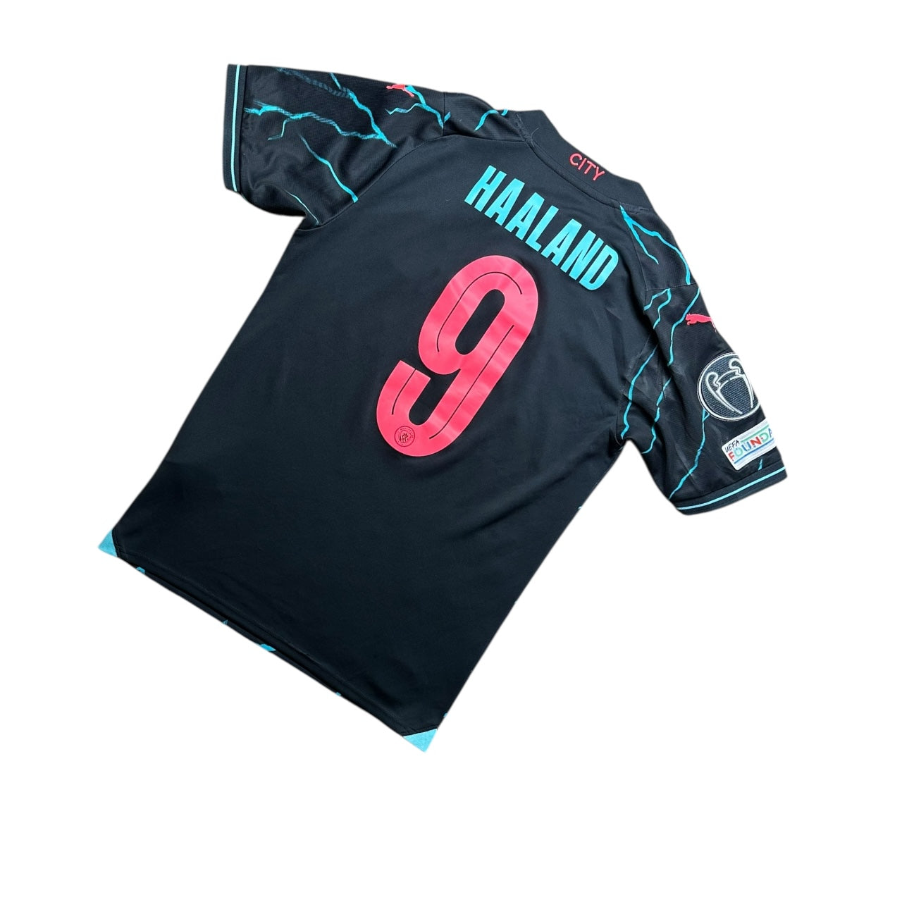 Manchester City 2023/2024 Third Football Shirt Haaland 9 (S)