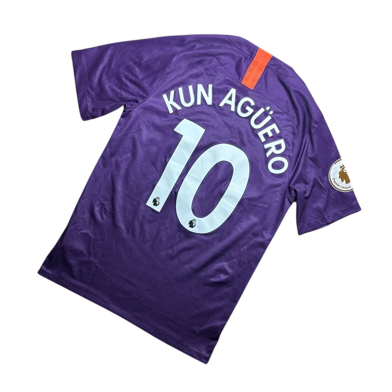 Manchester City Football Shirt 2017/2018 Third Kun Aguero 10 (S)