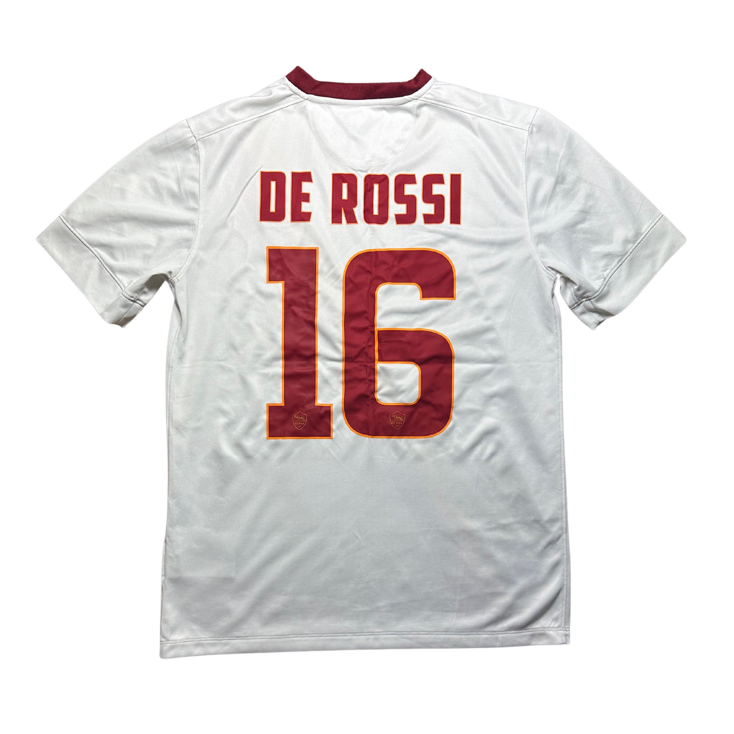 Roma 2014/2015 Away Football Shirt De Rossi (16)