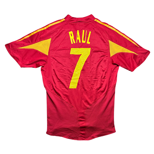 Spain 2004/2006 Home Football Shirt Raul (7)