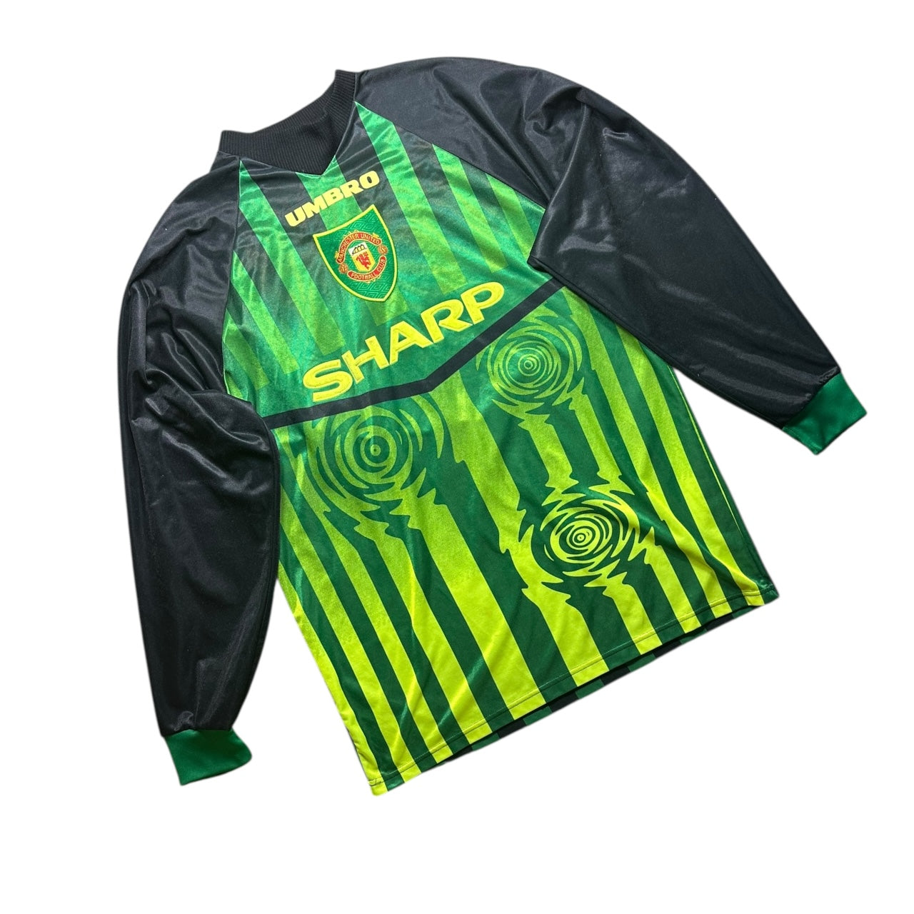Manchester United Football Shirt 1997/1998 Goalkeeping (XL)