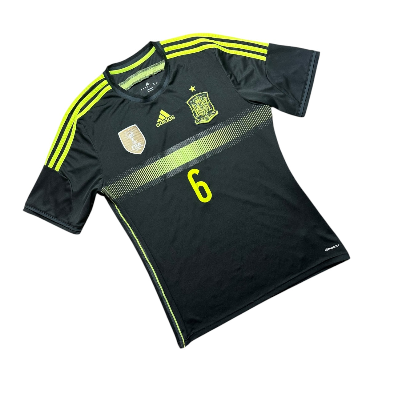 Spain Football Shirt 2013/2015 Away Iniesta 6 (L)