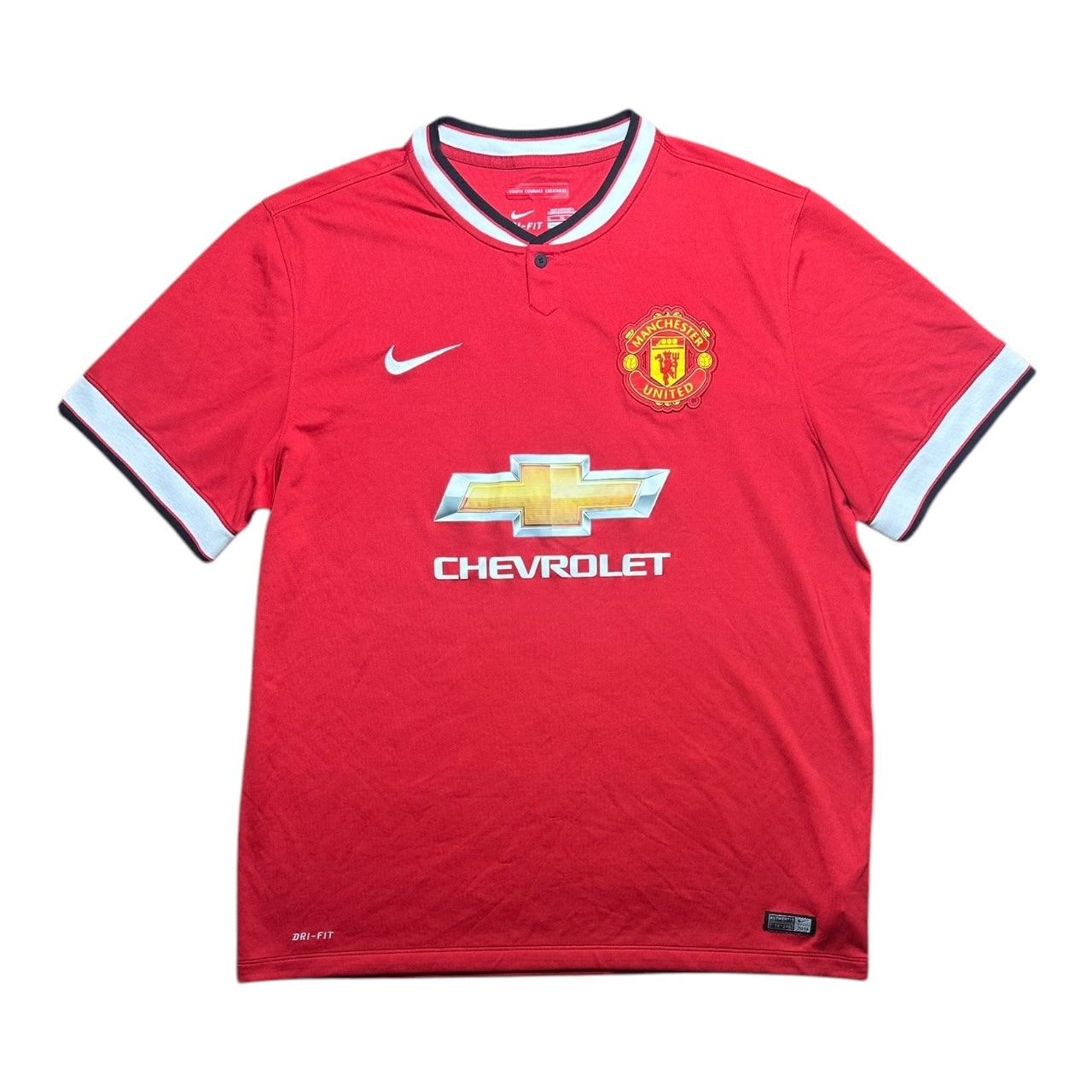 Manchester United Football Shirt 2014/2015 Home Mata 8 (XL)