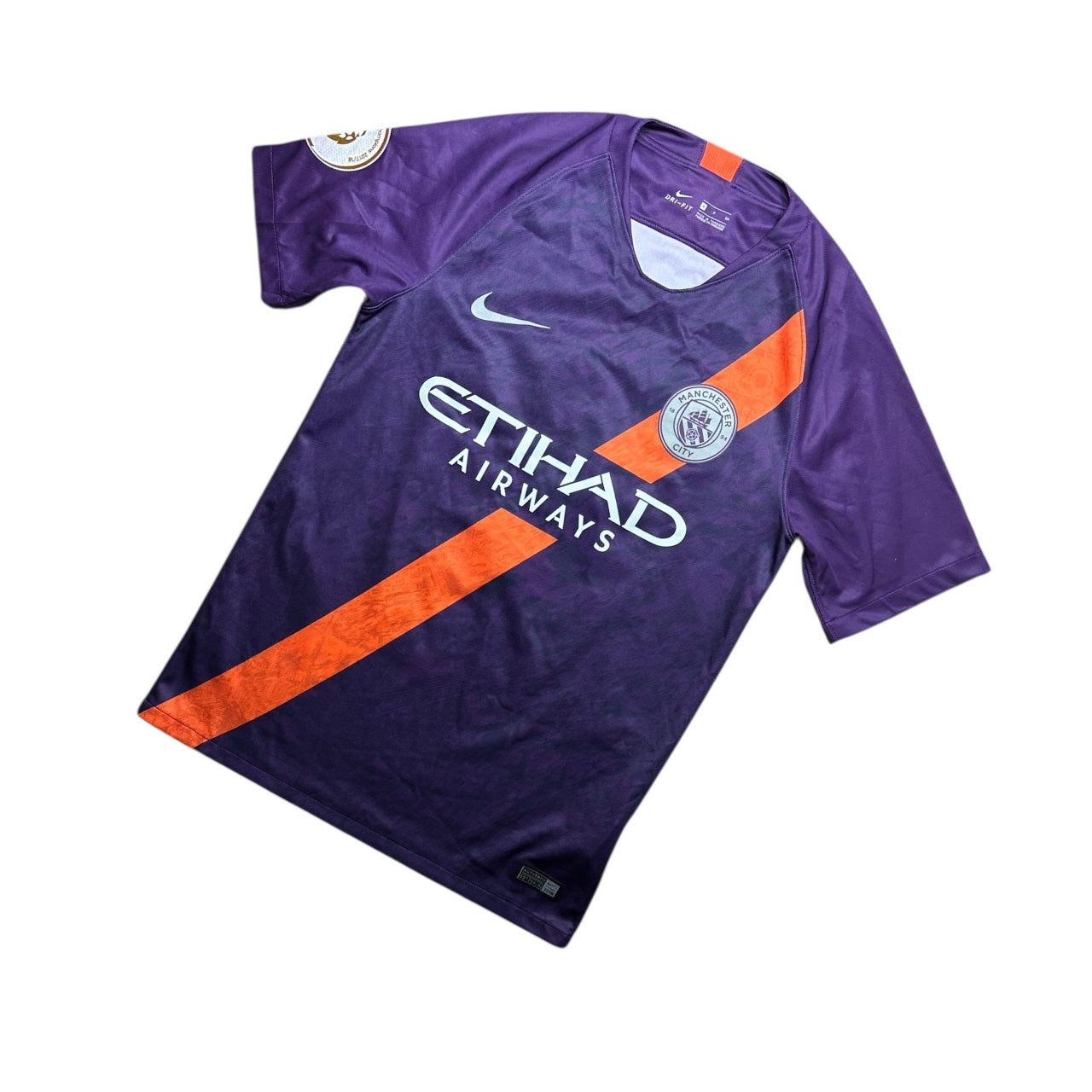 Manchester City Football Shirt 2017/2018 Third Kun Aguero 10 (S)