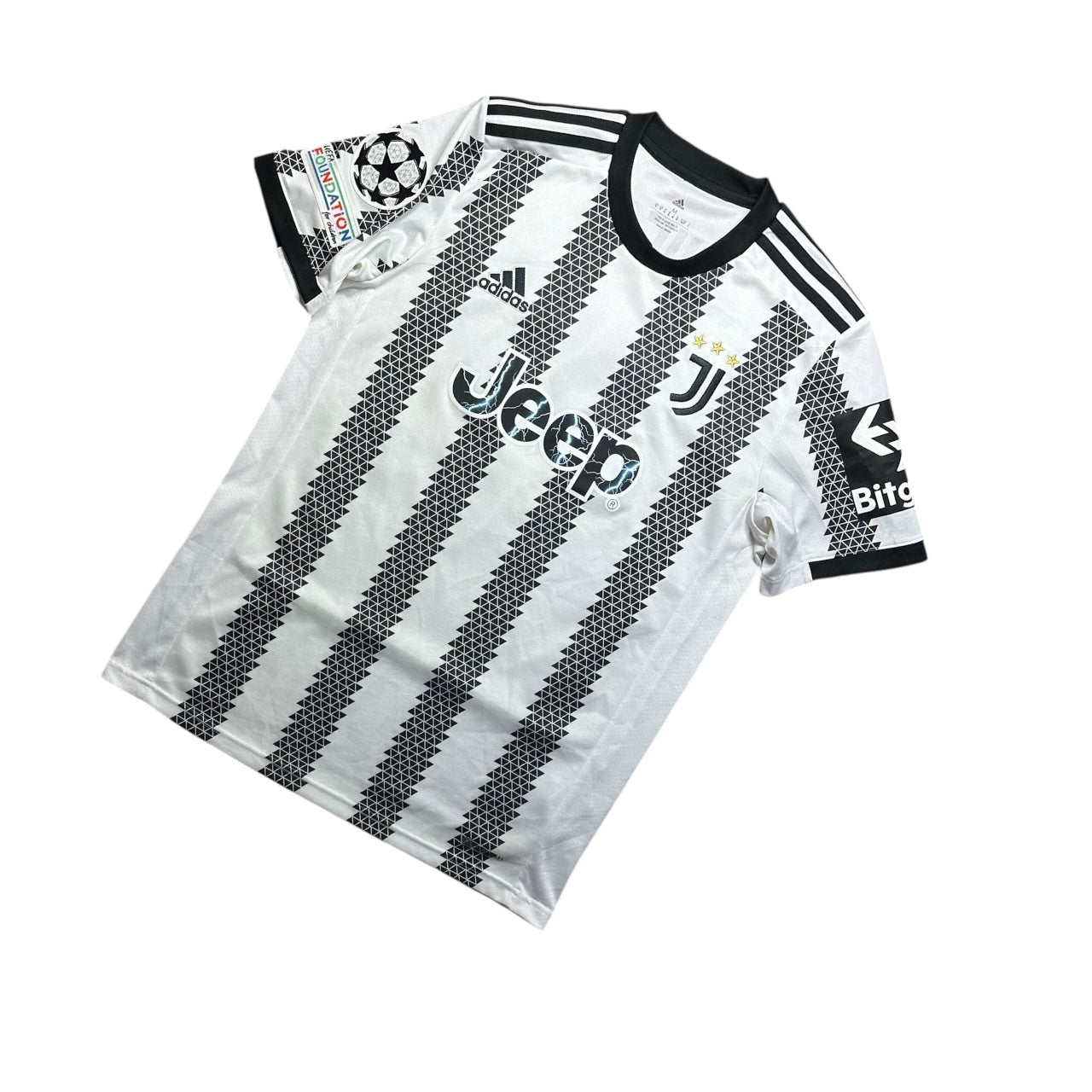 Juventus Football Shirt 2022/2023 Home UCL Chiesa 22 (M)