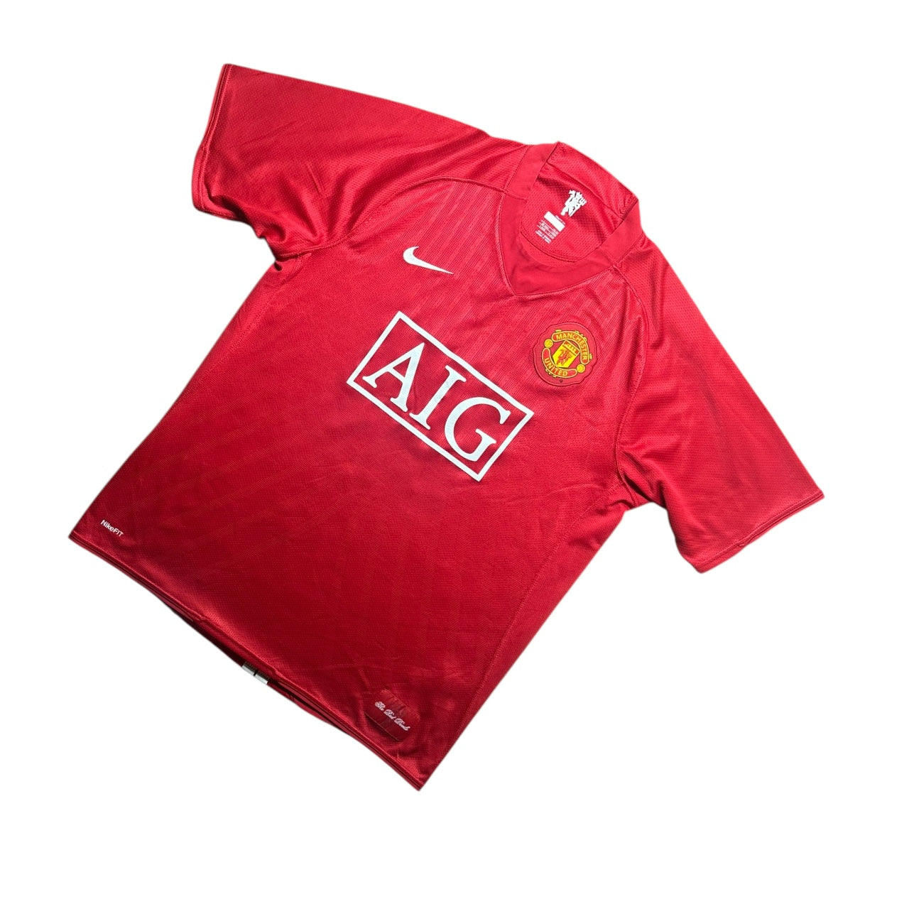 Manchester United Football Shirt 2007/2008 Home Rooney 10 (L)