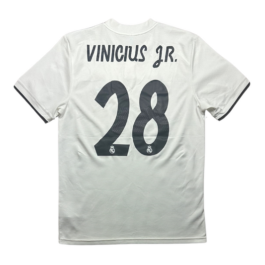 Real Madrid 2018/2019 Home Football Shirt Vinicius Jr (28)