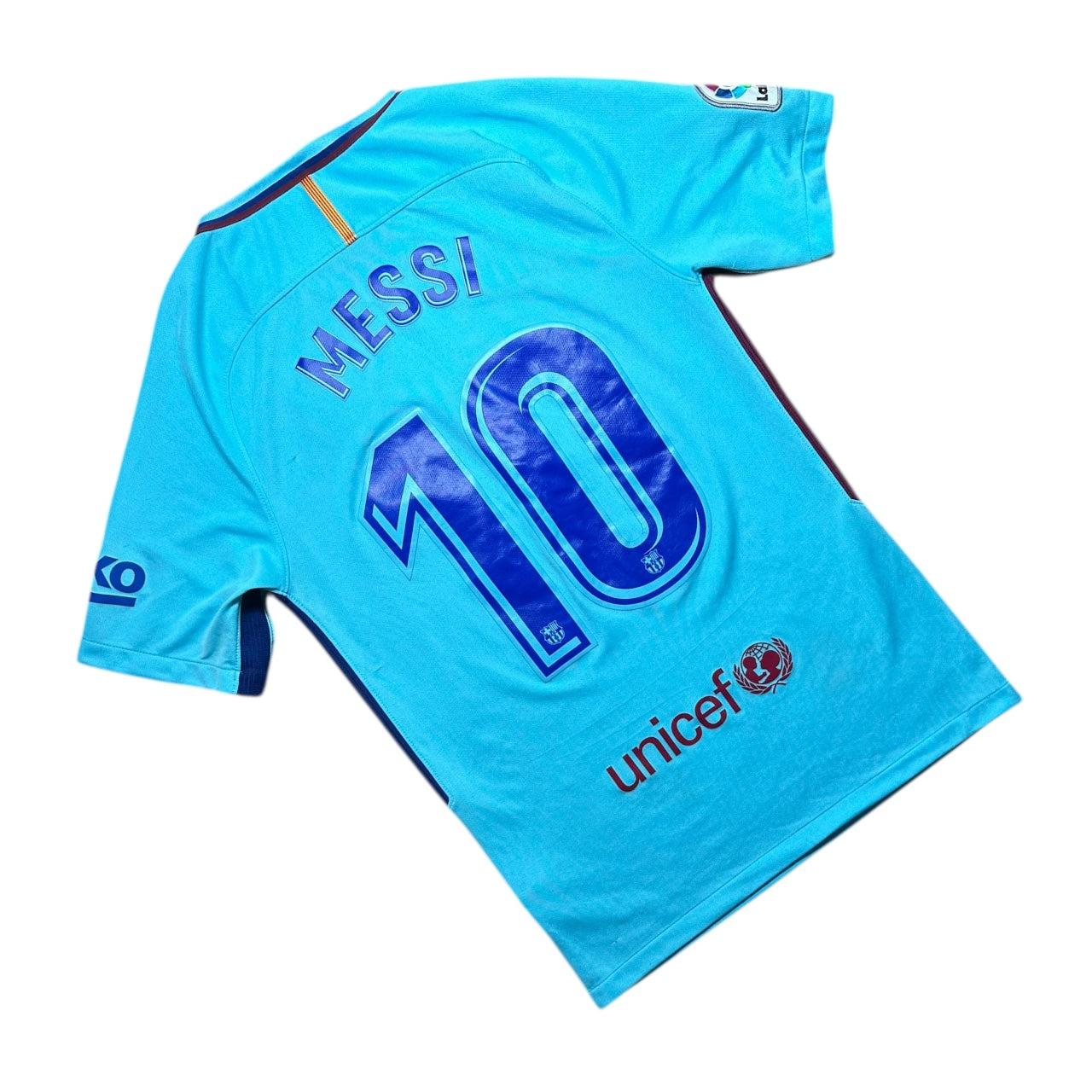Barcelona Football Shirt 2017/2018 Away Messi 10 (S)