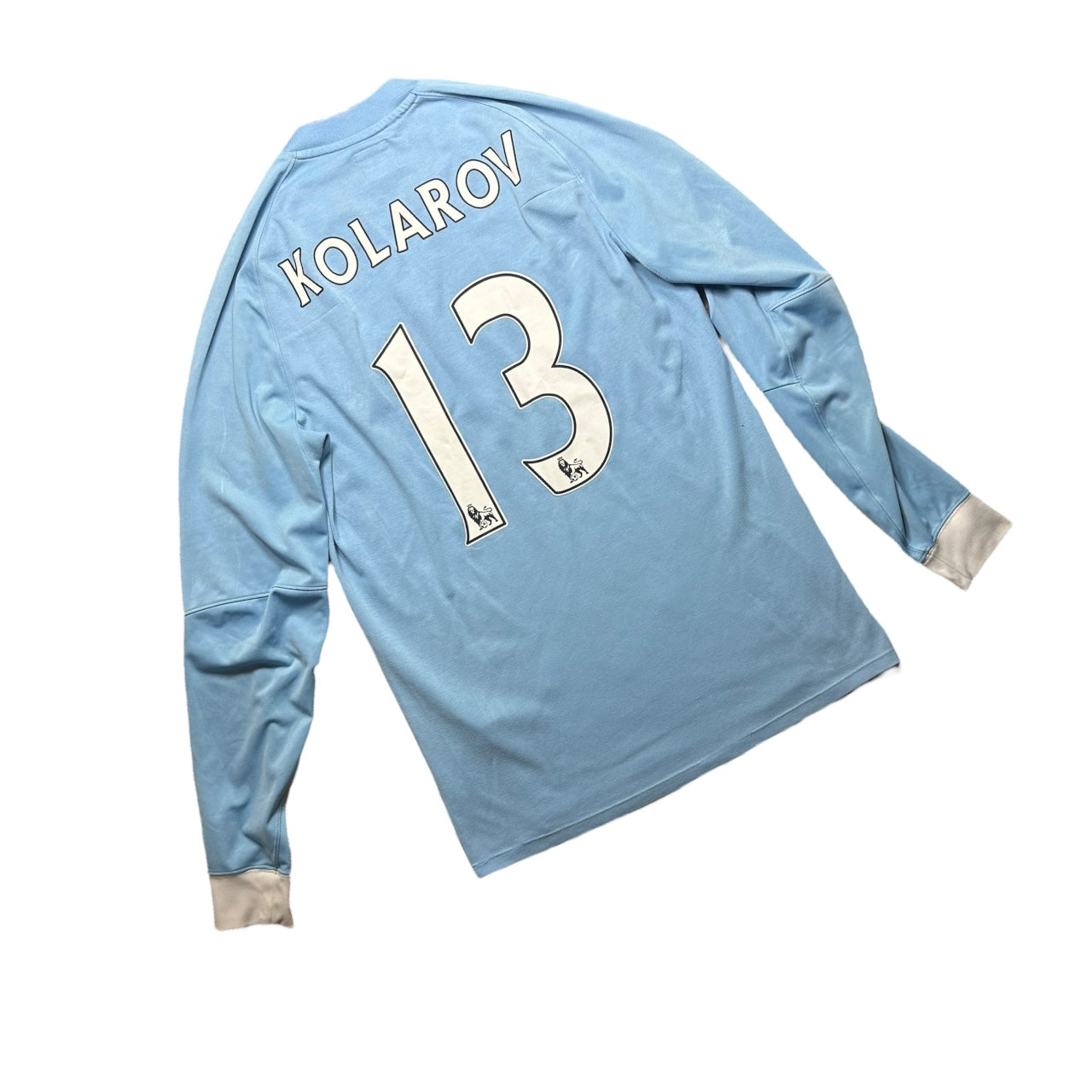 Manchester City Football Shirt 2010/2011 Home Kolarov 13 (S)