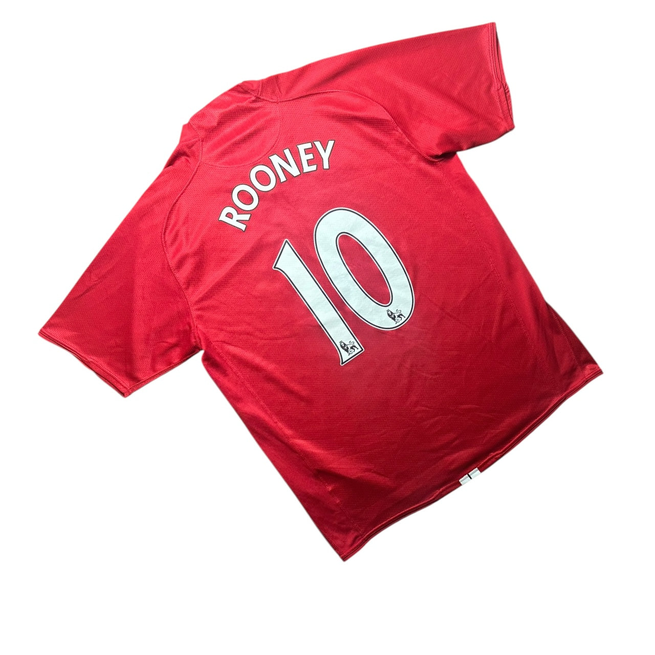 Manchester United Football Shirt 2007/2008 Home Rooney 10 (L)