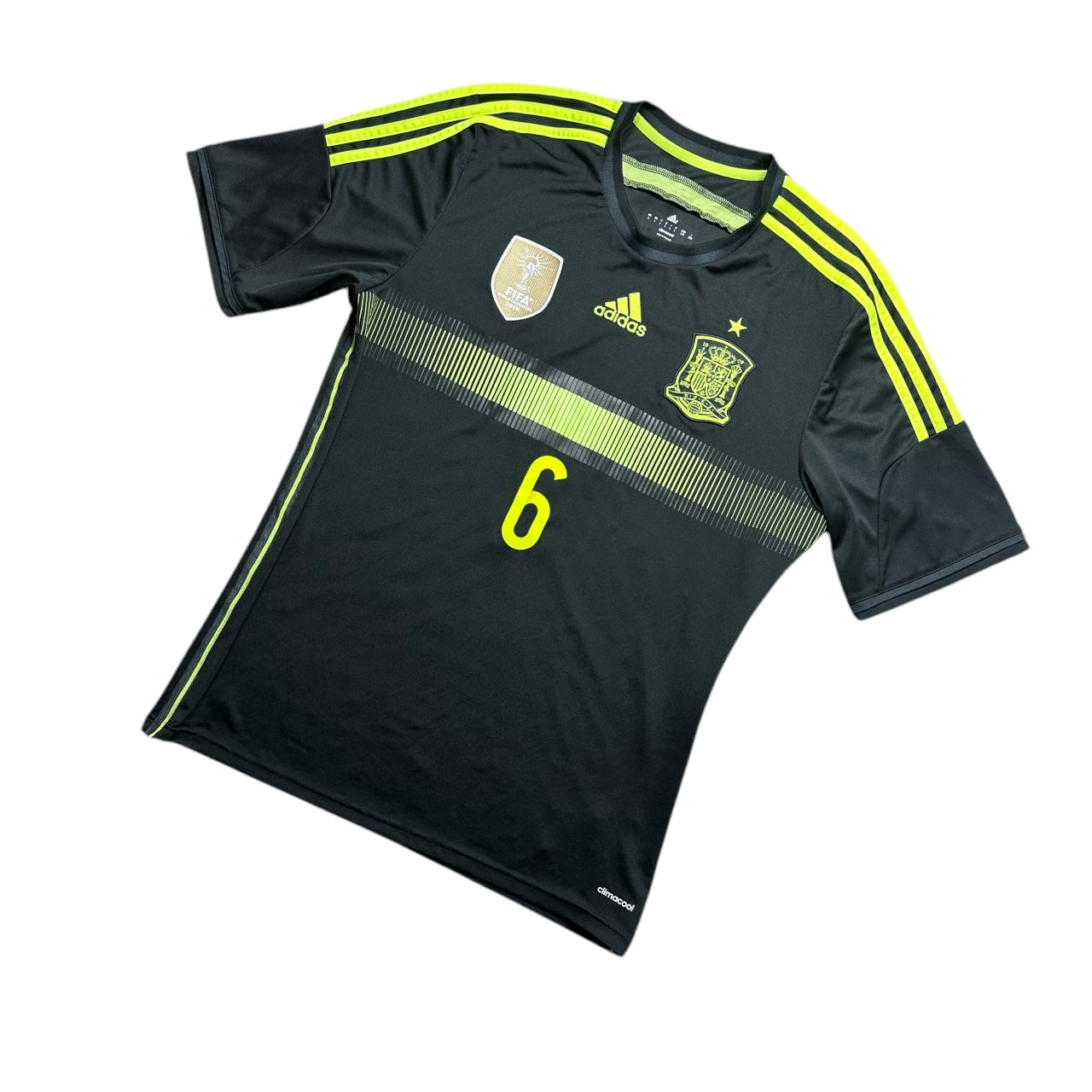 Spain Football Shirt 2013/2015 Away Iniesta 6 (L)