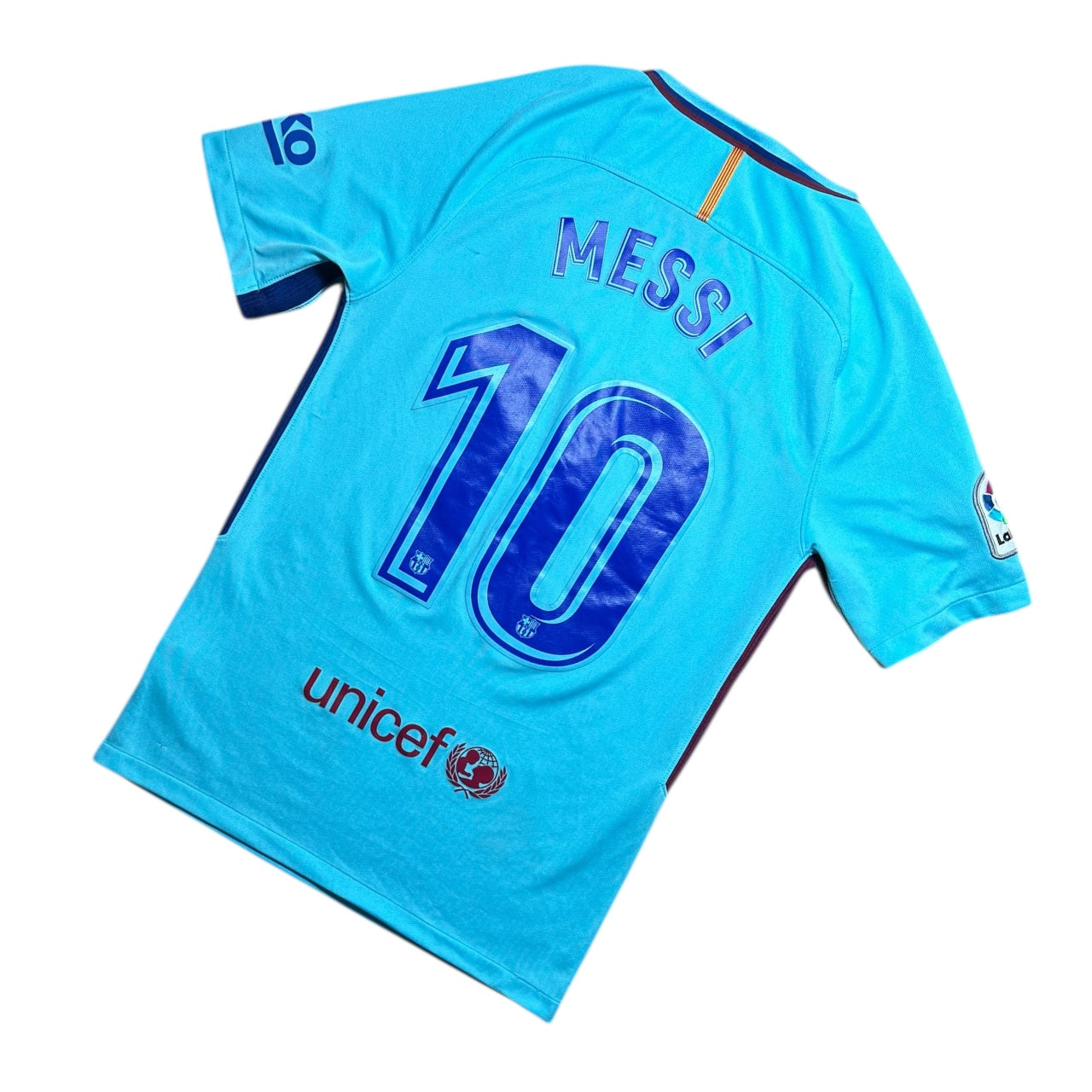 Barcelona Football Shirt 2017/2018 Away Messi 10 (S)