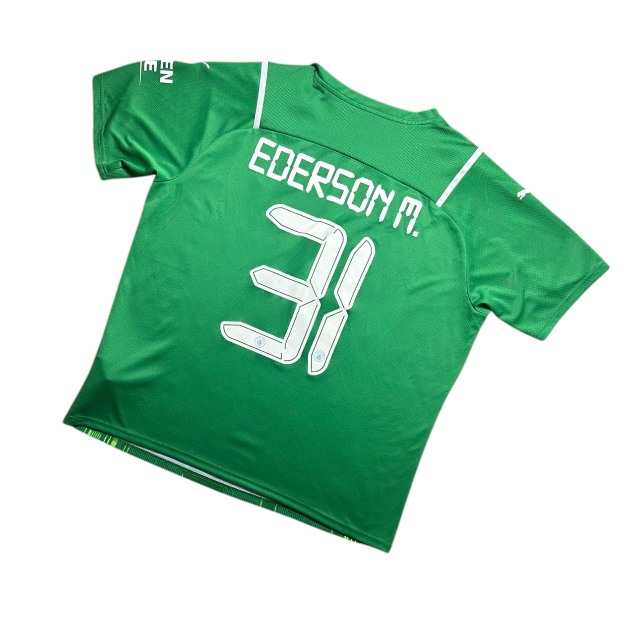 Manchester City Football Shirt 2021/2022 Goalkeeping Shirt Ederson M. 31 (XXL)