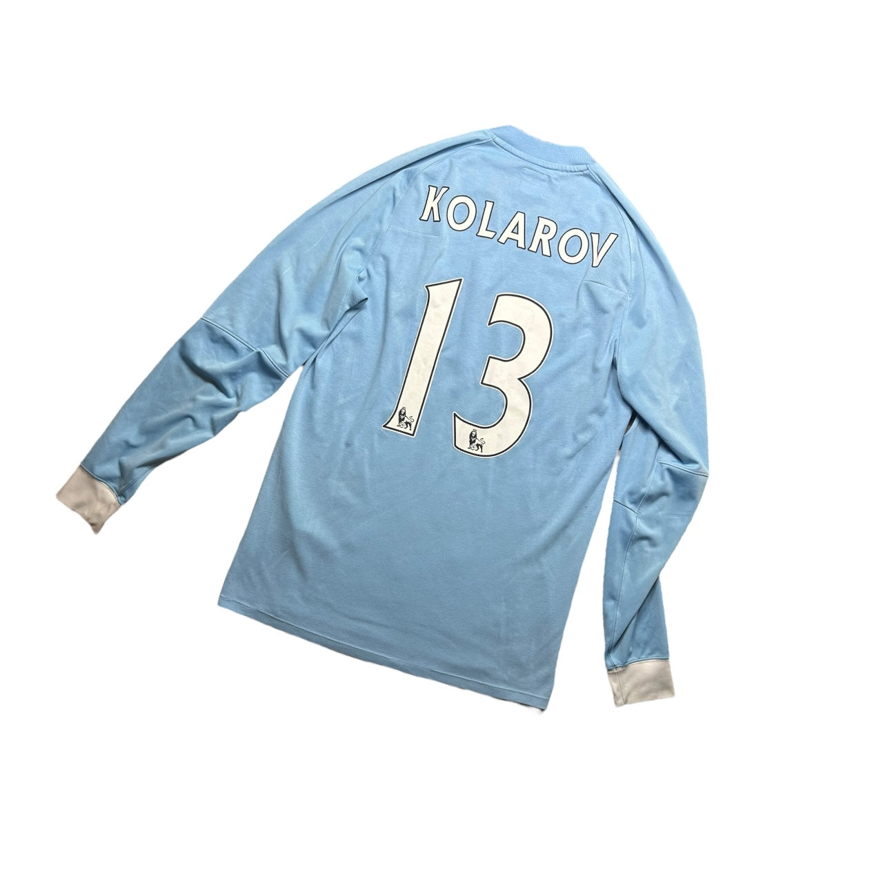 Manchester City Football Shirt 2010/2011 Home Kolarov 13 (S)