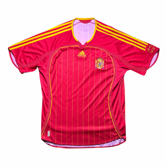 Spain 2006/2008 Home Football Shirt