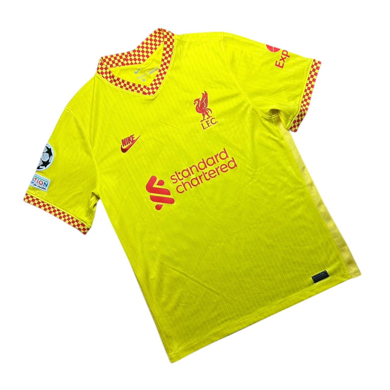 Liverpool Football Shirt 2021/2022 Third Salah 11 UCL (L)