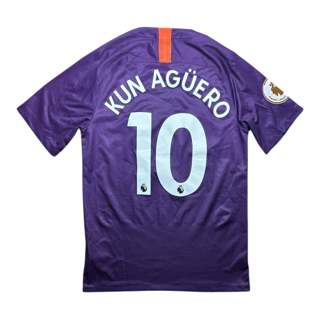 Manchester City Football Shirt 2017/2018 Third Kun Aguero 10 (S)