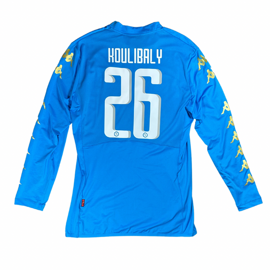 SSC Napoli 2016/2017 European Home Football Shirt Koulibaly (26)