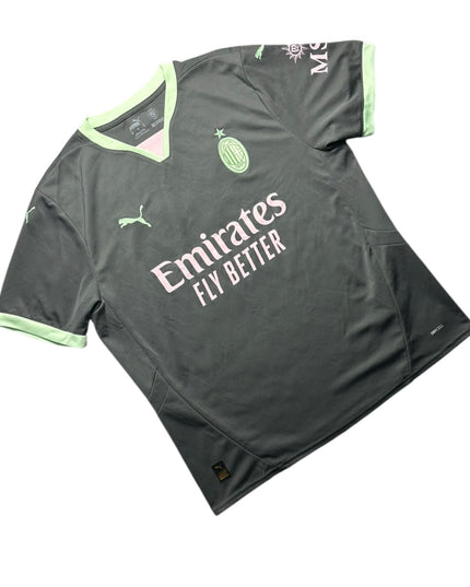 AC Milan Football Shirt Third 2024/2025 Rafa Leao 10 (XL)