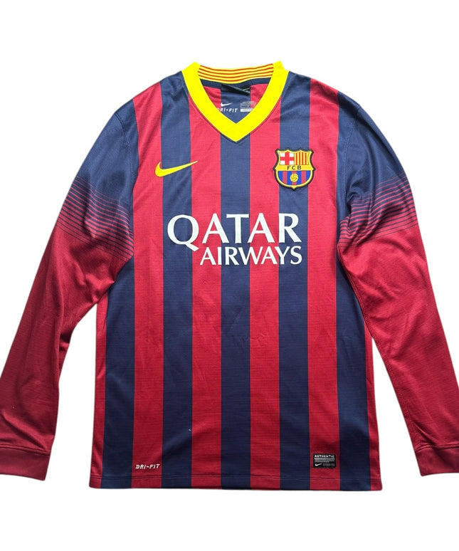 Barcelona Football Shirt Home 2013/2014 A.Iniesta 8 (S)