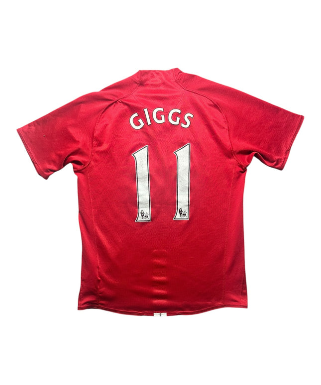 Manchester United Football Shirt 2007/2008 Home Giggs 11 (M)