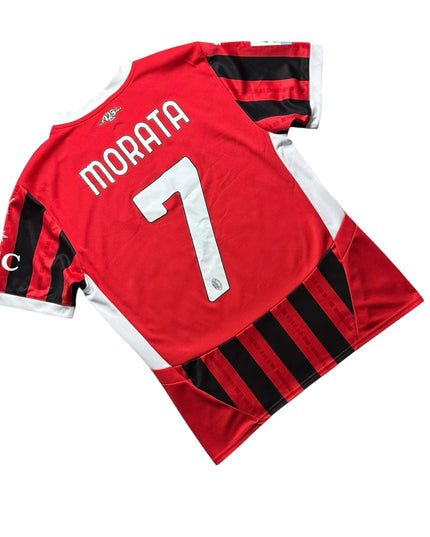 AC Milan Football Shirt Home 2024/2025 Morata 7 (M)