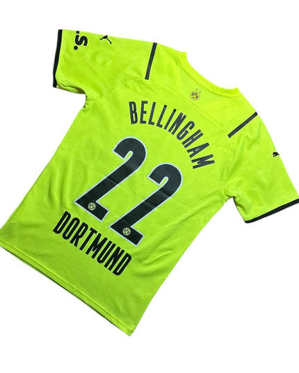 Borussia Dortmund Football Shirt 2021/2022 Cup Home Bellingham 22 (S)