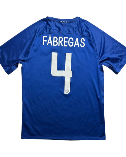 Chelsea Football Shirt Home 2017/2018 Fabregas 4 (L)