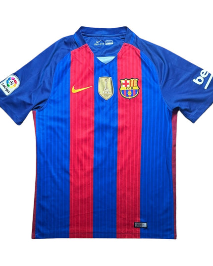 Barcelona Football Shirt 2016/2017 Home Messi 10 (M)