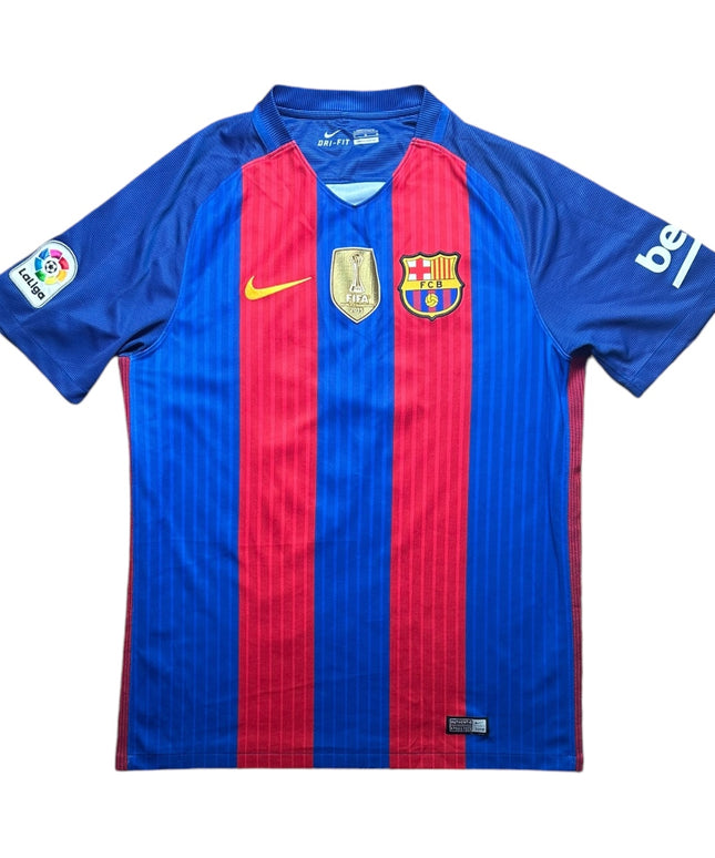 Barcelona Football Shirt 2016/2017 Home Messi 10 (M)