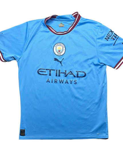 Manchester City 2022/2023 Home Football Shirt De Bruyne (17)