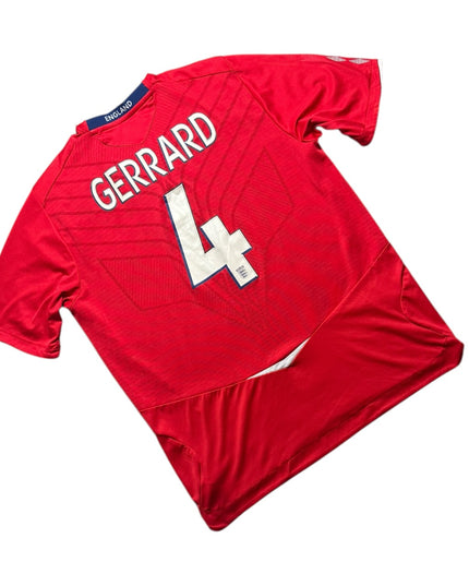 England Football Shirt Away 2008/2009 Gerrard 4 (XL)