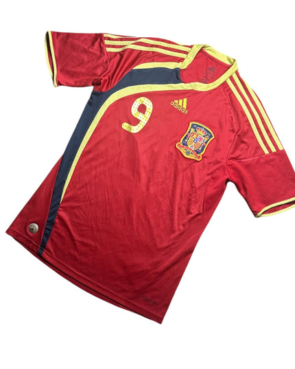 Spain Football Shirt 2009 Confederations Cup Home Torres 9 (S)