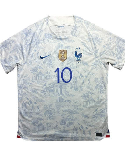 France Football Shirt Away 2022 World Cup Mbappe 10 (XL)