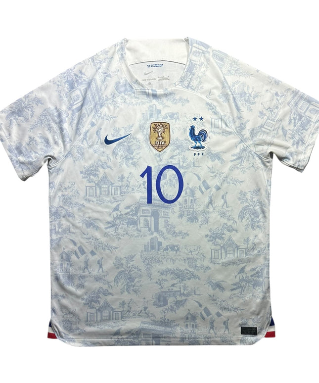 France Football Shirt Away 2022 World Cup Mbappe 10 (XL)